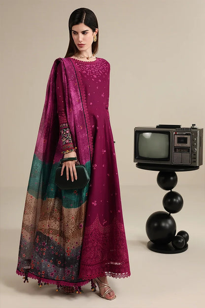 JAZMIN- 3PC LAWN EMBROIDERED FL-278