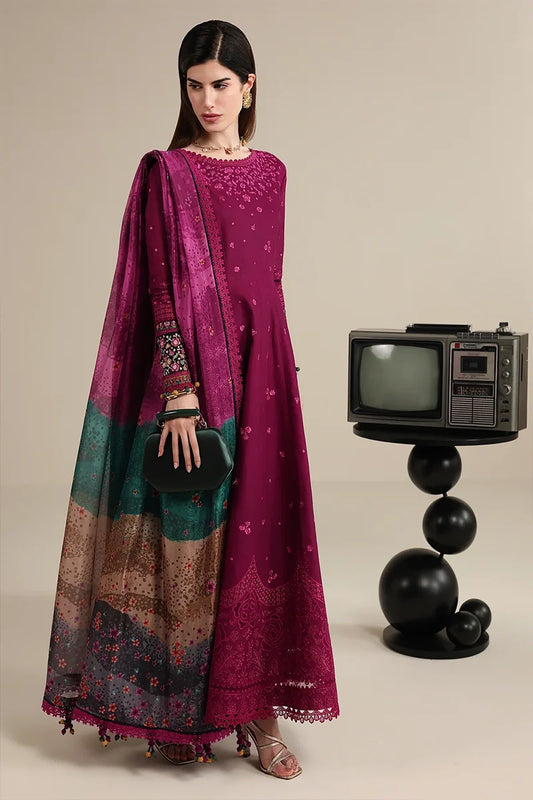 JAZMIN- 3PC LAWN EMBROIDERED FL-278