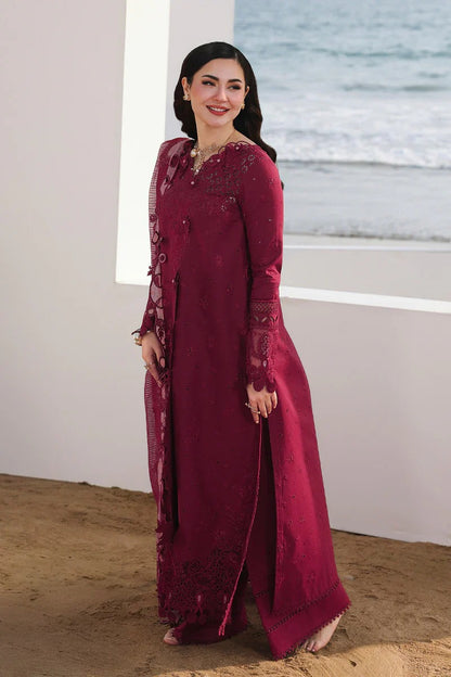 Qalamkar Embroidered Lawn 3 Piece Suit QL-308 – Luxury Summer Collection