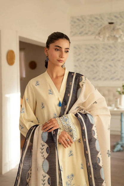 Cross Stitch Embroidered Lawn 3 Piece Suit CS-198 – Premium Summer Collection